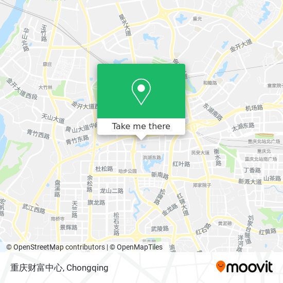 重庆财富中心 map