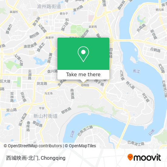 西城映画-北门 map
