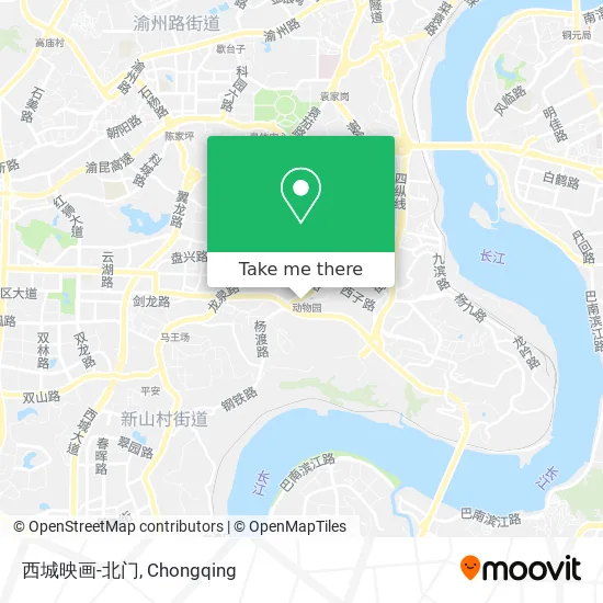 西城映画-北门 map