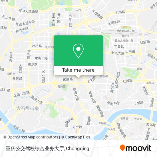 重庆公交驾校综合业务大厅 map
