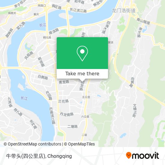 牛带头(四公里店) map