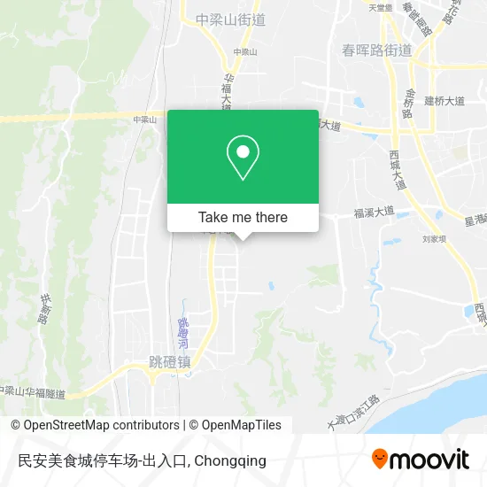 民安美食城停车场-出入口 map