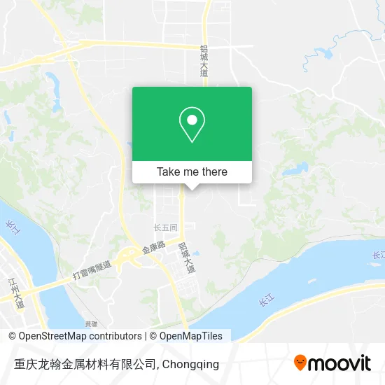 重庆龙翰金属材料有限公司 map