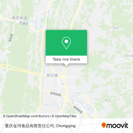 重庆金河食品有限责任公司 map