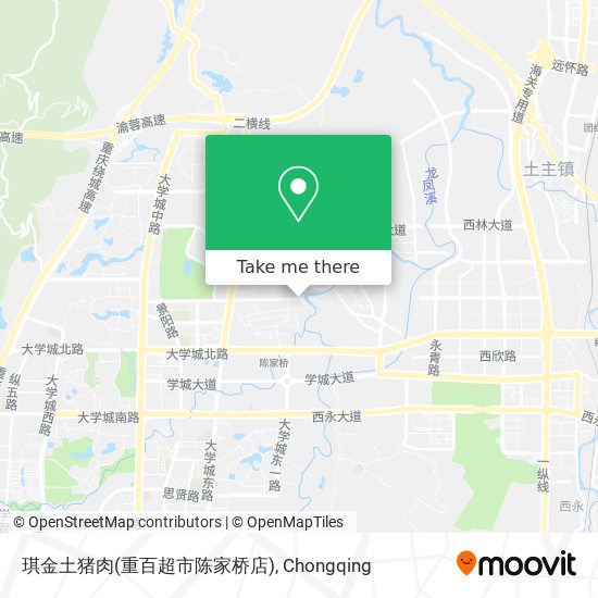 琪金土猪肉(重百超市陈家桥店) map