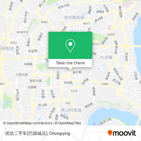 优信二手车(巴国城店) map