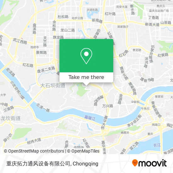 重庆拓力通风设备有限公司 map