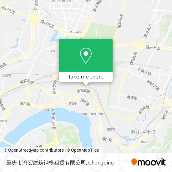 重庆市渝宏建筑钢模租赁有限公司 map