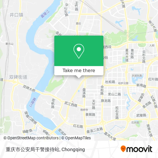 重庆市公安局干警接待站 map
