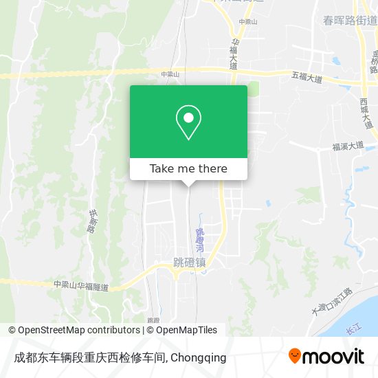 成都东车辆段重庆西检修车间 map