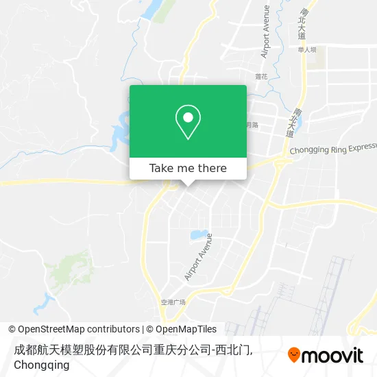 成都航天模塑股份有限公司重庆分公司-西北门 map