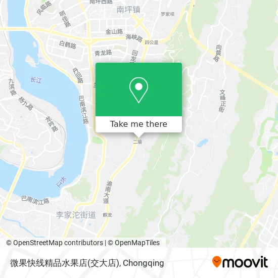 微果快线精品水果店(交大店) map