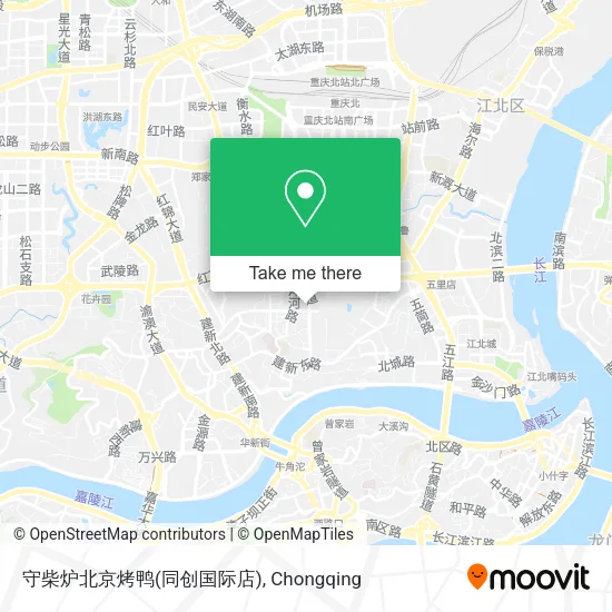 守柴炉北京烤鸭(同创国际店) map