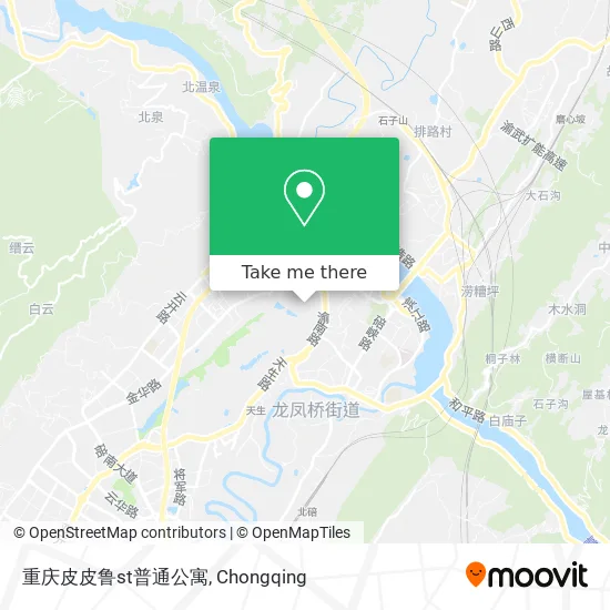 重庆皮皮鲁st普通公寓 map