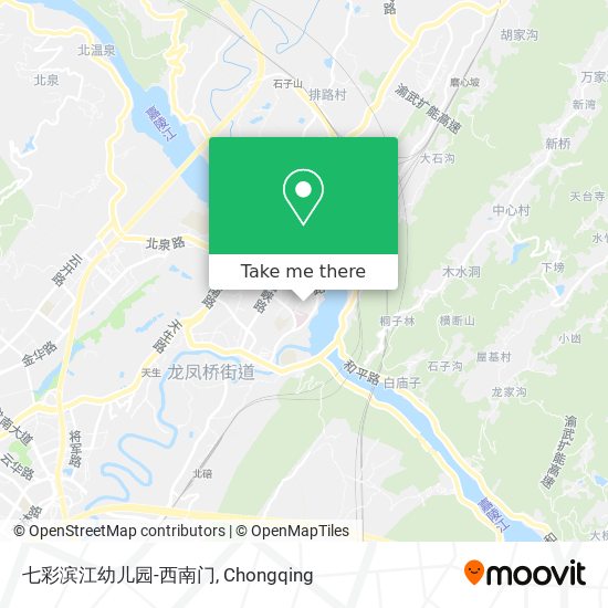 七彩滨江幼儿园-西南门 map