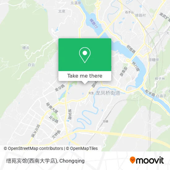 缙苑宾馆(西南大学店) map
