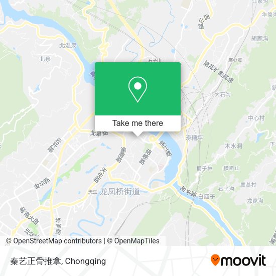 秦艺正骨推拿 map