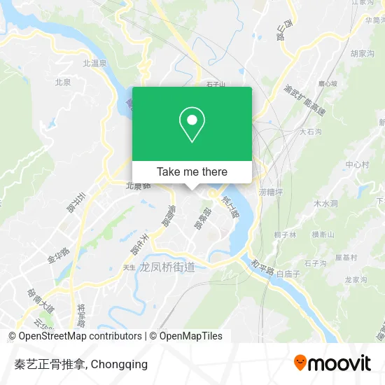 秦艺正骨推拿 map