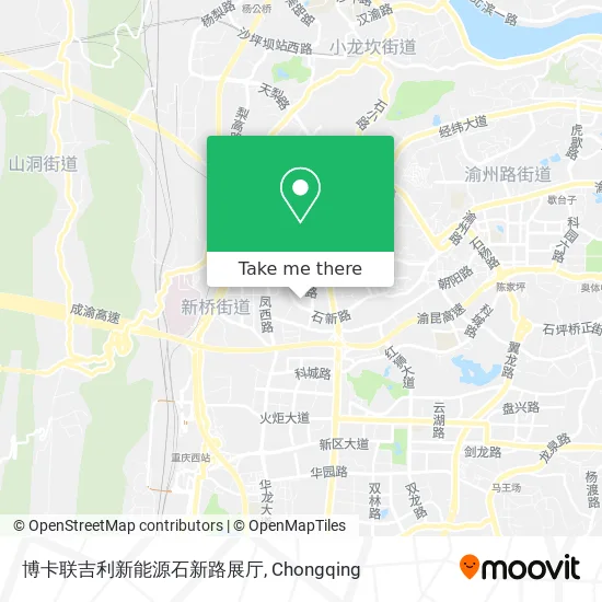 博卡联吉利新能源石新路展厅 map