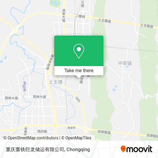 重庆重铁巨龙储运有限公司 map