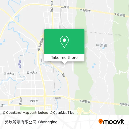 盛玖贸易有限公司 map