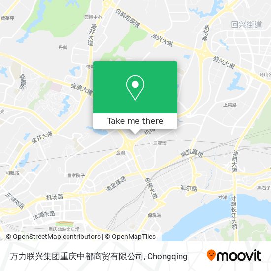 万力联兴集团重庆中都商贸有限公司 map