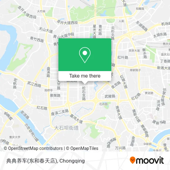 典典养车(东和春天店) map