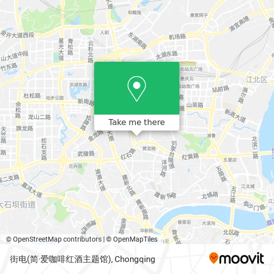 街电(简·爱咖啡红酒主题馆) map