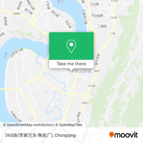 360路(李家沱东-陶瓷厂) map