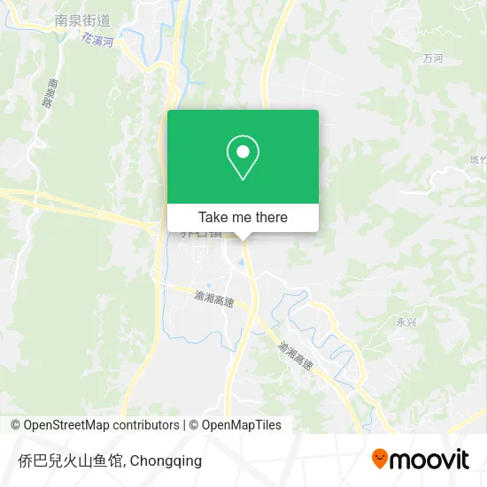 侨巴兒火山鱼馆 map