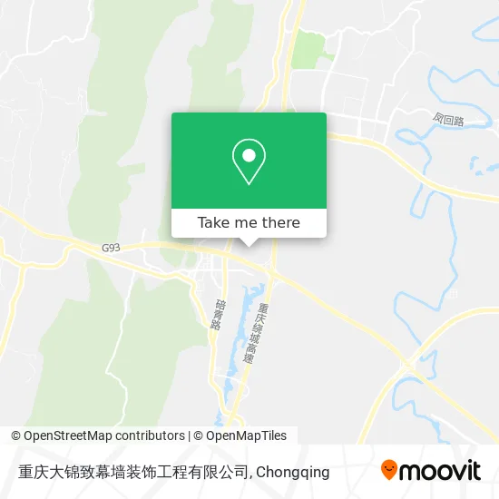 重庆大锦致幕墙装饰工程有限公司 map