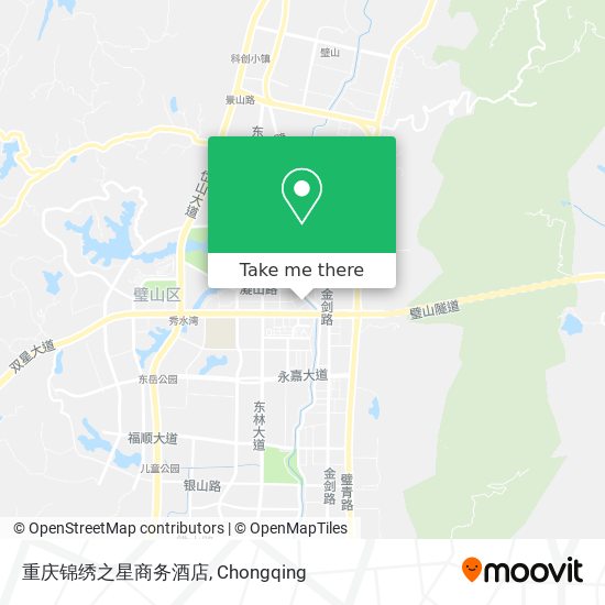 重庆锦绣之星商务酒店 map