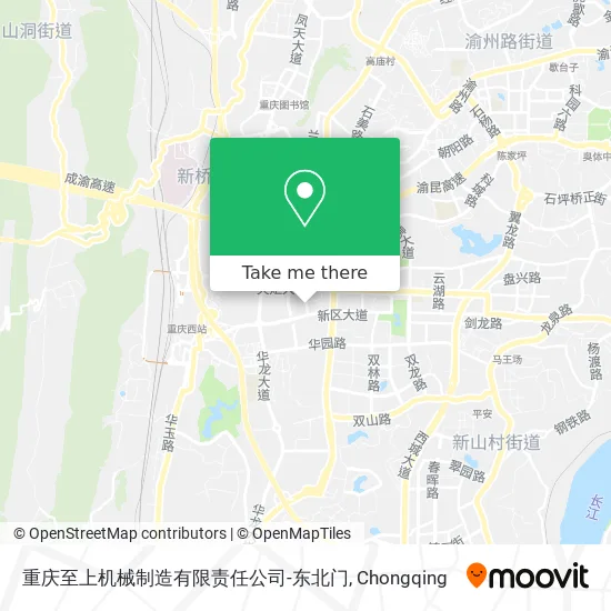 重庆至上机械制造有限责任公司-东北门 map