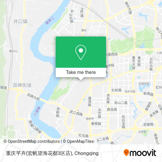 重庆芊卉(宏帆望海花都3区店) map