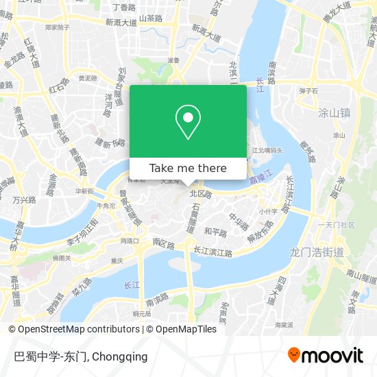 巴蜀中学-东门 map