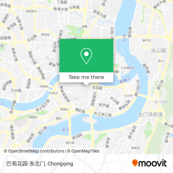 巴蜀花园-东北门 map