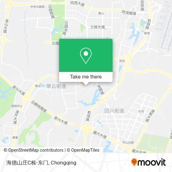 海德山庄C栋-东门 map