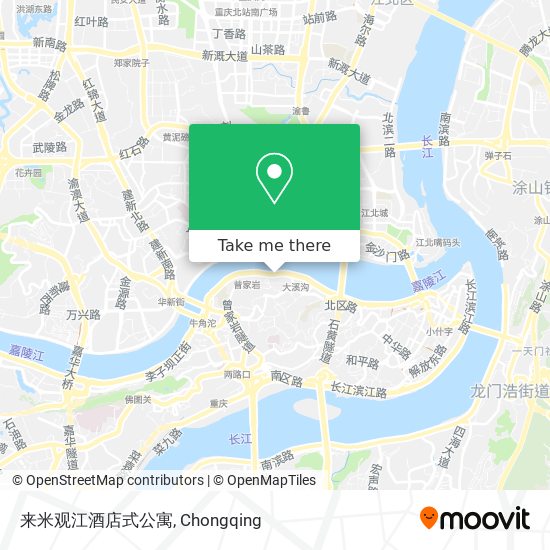 来米观江酒店式公寓 map