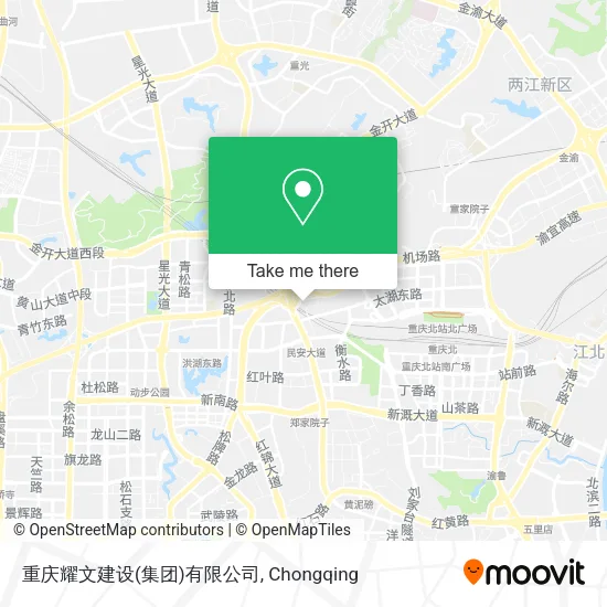 重庆耀文建设(集团)有限公司 map