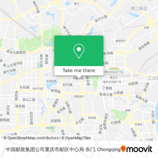 中国邮政集团公司重庆市邮区中心局-东门 map