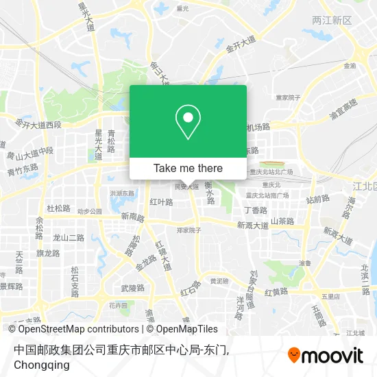 中国邮政集团公司重庆市邮区中心局-东门 map