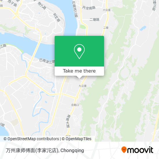 万州康师傅面(李家沱店) map