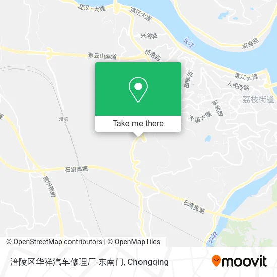 涪陵区华祥汽车修理厂-东南门 map