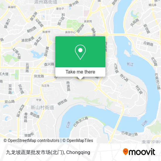 九龙坡蔬菜批发市场(北门) map