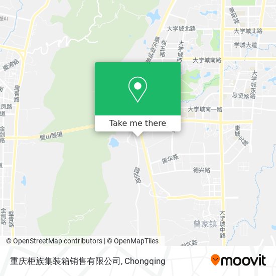 重庆柜族集装箱销售有限公司 map