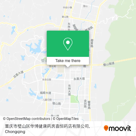 重庆市璧山区华博健康药房嘉恒药店有限公司 map