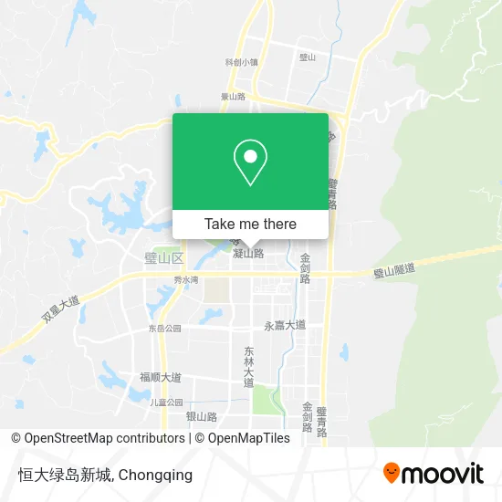 恒大绿岛新城 map