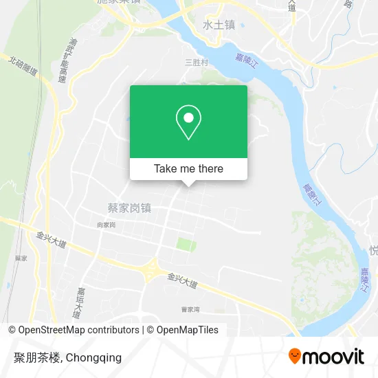 聚朋茶楼 map