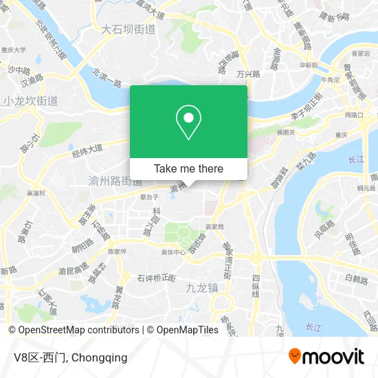 V8区-西门 map