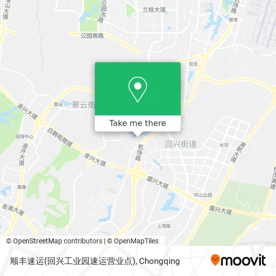 顺丰速运(回兴工业园速运营业点) map